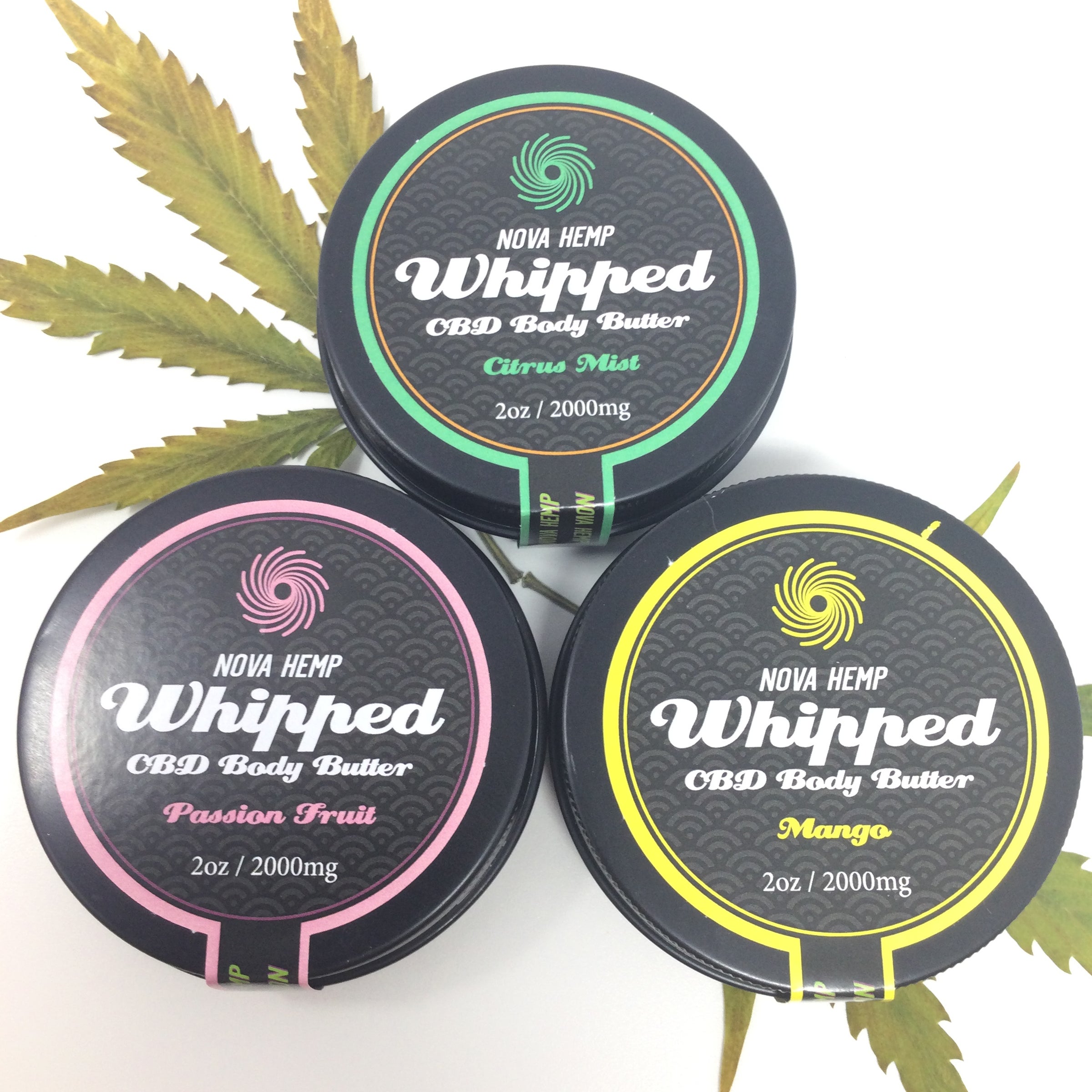 Whipped CBD Body Butter (2000mg CBD)